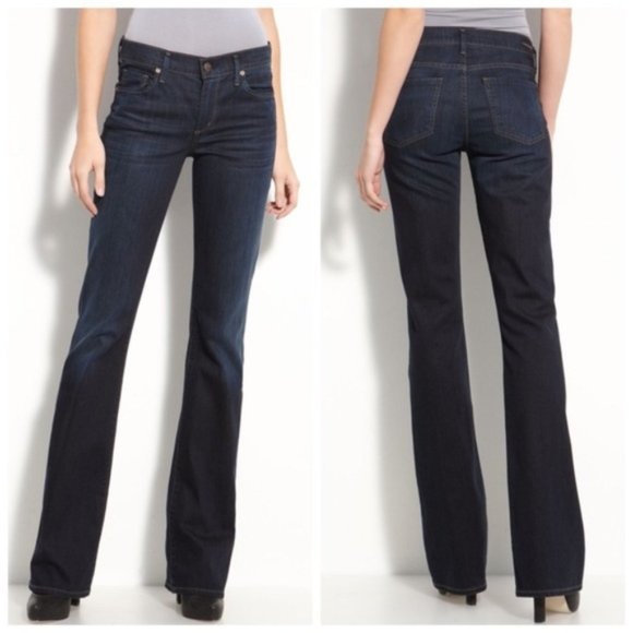 Citizens Of Humanity Denim - COH Amber Medium Rise Bootcut Dark Wash Jeans 27